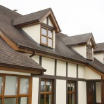 Weathershield, fascia, soffit and guttering.